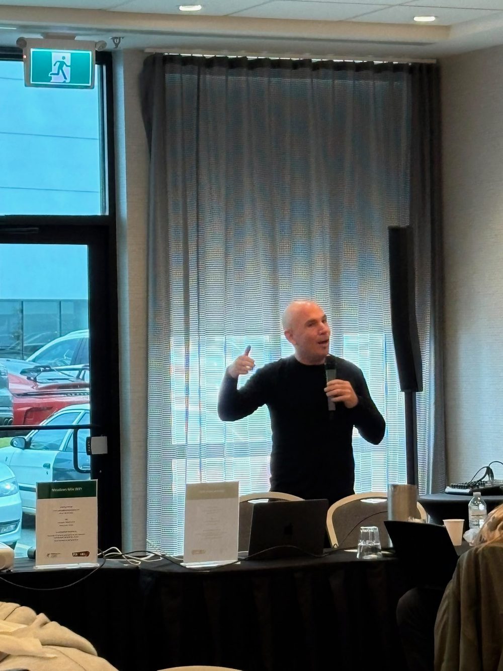 Instructor presenting at the workshop